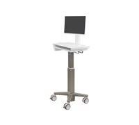 Ergotron CareFit Slim 2.0 chariot - service léger - pour Tout-en-un/écran LCD - blanc, gris chaleureux