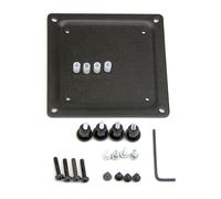 Ergotron Composant de montage ( plaque d'adaptation ) pour moniteur acier noir Interface de montage : 100 x 100 mm