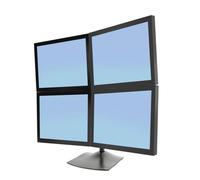 Ergotron DS Series DS100 Quad Monitor Desk Stand 61 cm (24") Noir Bureau