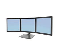 Ergotron DS Series DS100 Triple Monitor Desk Stand - 14 kg - 53,3 cm (21 pouces) - 75 x 75 mm - 100 x