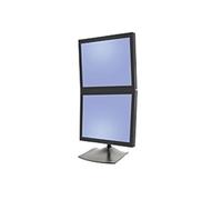 Ergotron DS Series DS100 Dual Monitor Desk Stand, Vertical 61 cm (24") Bureau Noir