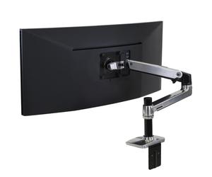 Ergotron ErgoXS LX Monitor Arm, Support de bureau, aluminium