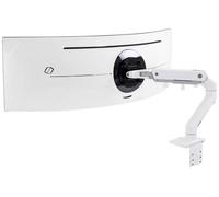 Ergotron HX Arm Desk Mount HD simple Support de table pour écran 38,1 cm (15\ ) - 124,5 cm (49\ ) blanc rotatif, réglable en
