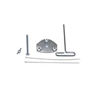 Ergotron Kit de Support 98-034 Acier Inoxydable/Acier pour Bras LX, Installation en Surface, Poids 181g, Dimensions Emballage 230x200x13mm