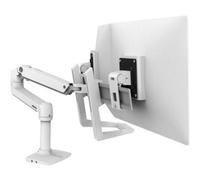 ergotron kit dual monitor handle accs bright white noir