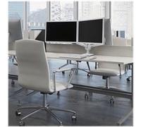 Ergotron – Bras support LX bi-écran 2×27 pouces VESA 75/100 3,2–9,1 kg Blanc (45-491-216)