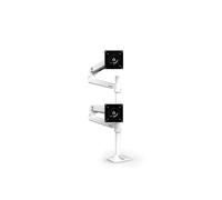 Ergotron – Bras LX bi-écran vertical pour 2 écrans jusqu'à 40 pouces 3,2–10 kg VESA Mât haut Blanc
