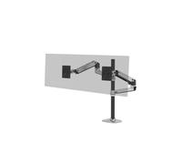 Ergotron - Bras LX bi-écran : Support Vertical, pour 2 moniteurs jusqu'à 40 Pouces, 3,2-10kg chacun, VESA - Mât Haut, Aluminium Poli. (45-549-026)