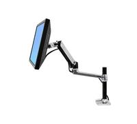 LX - Kit de montage (fixation par pince pour bureau, bras prolongateur, base pour montage de passe-câble, bras pour moniteur, poteau haut) - pour