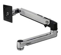 Ergotron LX - Composant de montage (bras articulé, collier de perche, extension) - Technologie de force constante - pour Écran LCD - aluminium poli avec des accents noirs - Taille d'écran : jusqu'à 40