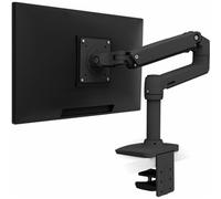 Ergotron - Bras LX Premium : support mono-écran, pour moniteurs jusqu'à 34 pouces, 3,2-11,3kg, VESA 75x75/100x100mm - Noir mat (45-241-224)