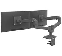 Ergotron LX Dual Arm Side by Side Desk Mount x2 Support de table pour écran 38,1 cm (15\ ) - 68,6 cm (27\ ) noir réglable en