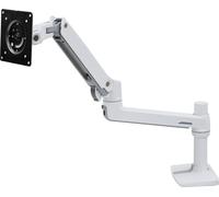 Ergotron LX - Kit de montage (bras articulé, tige, base, extension, pince plate en C) - technologie brevetée Constant Force - pour écran LCD - blanc - Taille d'écran : jusqu'à 86,4 cm (jusqu'à 34 pouc