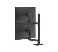 Ergotron - Bras LX bi-écran : support vertical, pour 2 moniteurs jusqu'à 40 pouces, 3,2-10kg chacun, VESA - Mât haut, Noir mat. (45-509-224)