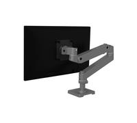 Ergotron LX Pro 45-682-293 Support Bureau Écran Plat Jusqu'à 34" (86.4cm) 10kg VESA 75/100 Aluminium Gris Foncé, Extension 64cm