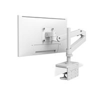ERGOTRON LX Pro Bras de Moniteur à Colonne Haute - Support de Bureau avec Constant Force™ pour écrans jusqu'à env. 34" BZW 1,8-10 kg, réglage de la Hauteur de 33 cm, Norme VESA, Blanc