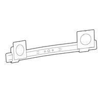 Ergotron LX Pro kit de montage - pour écran plat - dual direct, conversion kit - blanc