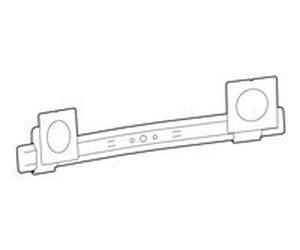 Ergotron LX Pro kit de montage - pour écran plat - dual direct, conversion kit - blanc