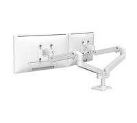 Ergotron LX Pro - Kit de montage (double bras) - pour 2 écrans LCD - côte à côte - aluminium - blanc - Taille d'écran : jusqu'à 27 pouces - montrable sur bureau Blanc G