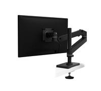 Ergotron - LX Pro Premium Bras pour moniteur, à œillets de bureau - Convient aux écrans d'ordinateur ultra larges incurvés jusqu'à 34", 4 à 10 kg, VESA 75 x 75 mm ou 100 x 100 mm - Poteau haut, noir