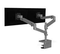 Ergotron - LX Pro Premium Bras Vertical empilable Double écran, Support de Bureau VESA - pour 2 écrans jusqu'à 27 Pouces, de 4 à 10 kg chacun - Gris foncé