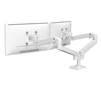 Ergotron LX Pro - Kit de montage (double bras) - pour 2 écrans LCD - côte à côte - aluminium - blanc - Taille d'écran : jusqu'à 27 pouces - montrable sur bureau Blanc G