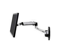 Ergotron LX Series 45-243-026 Support Mural LCD Aluminium 34" (86.4cm) VESA 75/100mm, Charge Max 11.3kg, Extension 64cm, Inclinaison 75°, Rotation 360°
