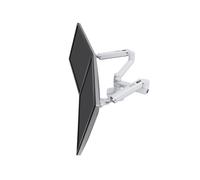 Ergotron LX Series 45-491-216 Support Bureau Double Écran 27" (68.6cm) 18.1kg VESA 75/100 Aluminium/Acier Blanc Inclinaison ±75° Rotation 360°