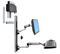 Ergotron LX Series LX Wall Mount System 27" Mur Noir, Argent