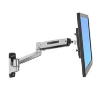 Ergotron LX Sit-Stand Wall Mount LCD Arm 106,7 cm (42") Mur Acier inoxydable