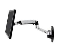 Ergotron LX Wall Mount LCD Arm - Kit de montage (bras articulé, socle de fixation, supports d'extension) pour Écran LCD - aluminium - Taille d'écran : jusqu'à 27 pouces - montable sur mur