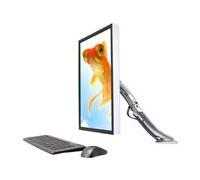 Ergotron MX - Kit de montage (bras articulé, fixation par pince pour bureau, montage par passe-câble, base, extension) - Technologie de force constante - pour Écran LCD - aluminium poli - Taille d'écr