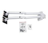 Ergotron MXV kit de montage - bras réglable - pour 2 moniteurs - blanc