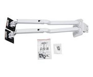 Ergotron MXV kit de montage - bras réglable - pour 2 moniteurs - blanc