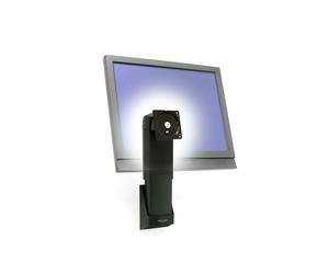 Ergotron Neo-Flex 60-577-195 Support Mural LCD 24" Noir, VESA 75/100mm, Inclinaison +/-35°, Rotation 90°, Charge max. 7.2kg, Réglage hauteur 130mm