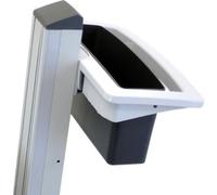 Ergotron Neo-Flex Basket and Handle Kit - Kit de montage (poignée, panier) - bicolore gris - montable sur chariot - pour P/N: 24-205-214, 24-206-214