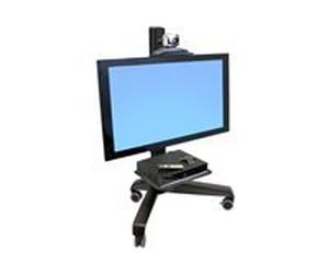 Ergotron Neo-Flex Mobile MediaCenter UHD chariot - Technologie brevetée Constant Force - pour écran plat - noir