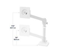 Ergotron NX Series NX MONITOR ARM WHITE 86.4 cm (34") Black, White Desktop