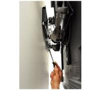 Ergotron SIM90 Signage Integration Mount - Kit de montage (fixation murale, supports de fixation, plaque VESA à libération rapide) - pour écran LCD / unité centrale - noir - Taille d'écran : à partir