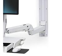 Ergotron Sit-Stand Combo Extender - Composant de Montage (Bras prolongateur, Fixation Murale, Cache de Bras) - Aluminium, Plastique Haute qualité - Blanc