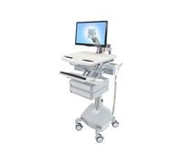 Ergotron StyleView - Chariot multimédia - Aluminium - Gris - Blanc - Aluminium - Plastique - Zink Stah Ergotron