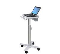 Ergotron StyleView Laptop Cart, SV10 Aluminium, Blanc Ordinateur portable Panier multimédia
