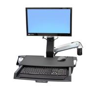 Ergotron StyleView Sit-Stand Combo Arm with Worksurface 24" Mur