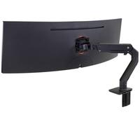 Ergotron Bras HX HD Gaming – Support mono-écran 49″ incurvé 1000R, 12,7–19,1 kg VESA – Noir mat