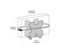 Ergotron - Support mini PC - montage sur rail mural - blanc