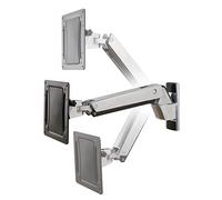 Ergotron Support mural pour TV HD VESA - Bras interactif - Pour écrans lourds ou téléviseurs jusqu'à 65", 18 à 18,1 kg - Aluminium poli