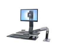 Support Ergotron WorkFit-A, LD simple avec plan de travail+.