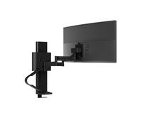 Ergotron TRACE 45-657-224 Support Bureau Double Écran 37" (94cm) Noir, Montage Pince, VESA 75/100mm, Charge 9.8kg, Inclinaison -5°/+75°, Rotation 360°