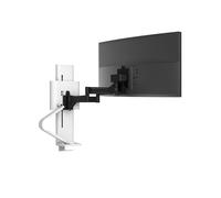 Ergotron TRACE 45-657-251 Support Écran Bureau Blanc, Pince, Max 38", 9.8kg, VESA 75x75/100x100, Inclinaison 0-80°, Rotation 360°, Extension 38cm