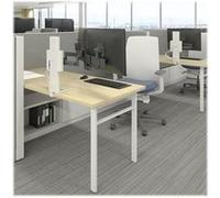 Ergotron TRACE - Kit de montage (poignée, base, colonne de levage, bras d'extension, arc, 2 pivots coulissants, pince de bureau 2 pièces) - Technologie de force constante - pour 2 écrans LCD - blanc -